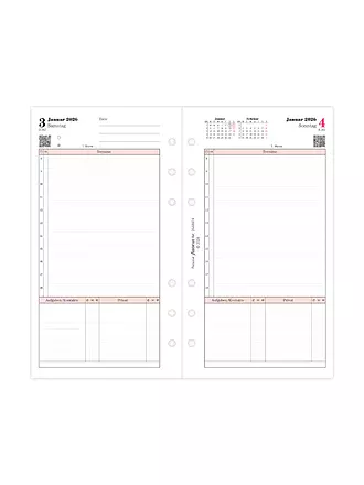 FILOFAX | Kalendereinlage Tag Professional Deutsch Personal 2026 | 